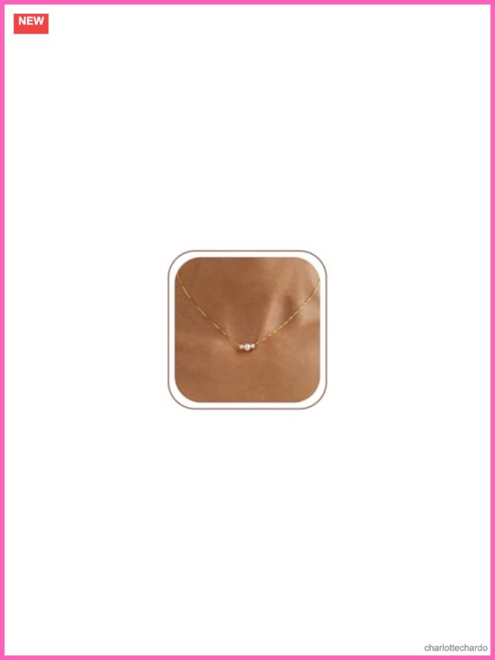 14K Gold Plated Freshwater Pearl Necklace For Women Bridesmaid Gift